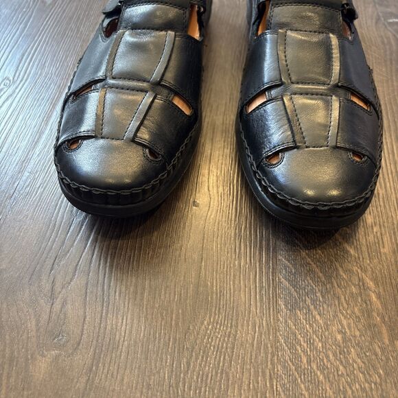 Pikolinos Tarifa Fisherman Sandals Mens 11 EU 44 Black Soft Leather Comfort main image 12